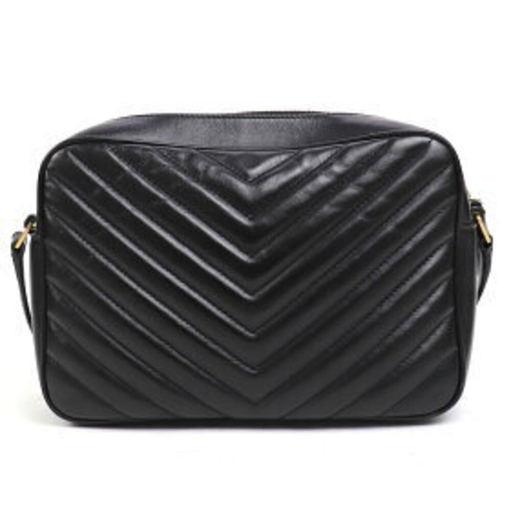 Yves Saint Laurent Monogram Lou Camera Tassel Charm YSL Logo Fringe Chevron V - Picture 3 of 7